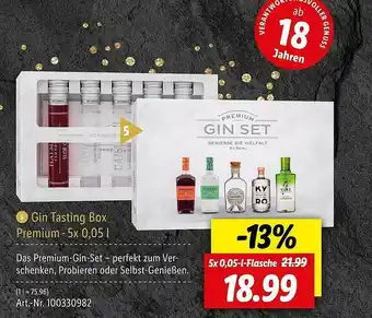 Lidl Gin Tasting Box Premium Angebot