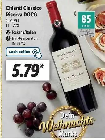 Lidl Chianti Classico Riserva Docg Angebot