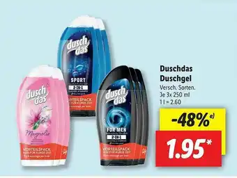 Lidl Duschdas Duschgel Angebot