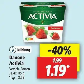 Lidl Danone Activia Angebot