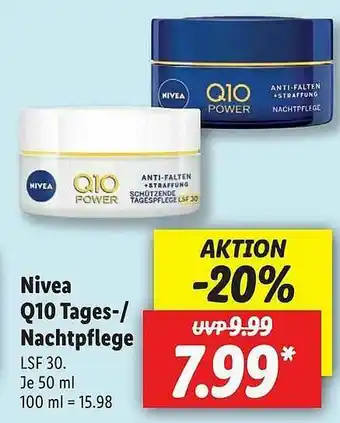 Lidl Nivea Q10 Tages- Oder Nachtpflege Angebot