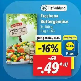 Lidl Freshona Buttergemüse Angebot