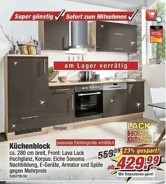 Poco Küchenblock Angebot