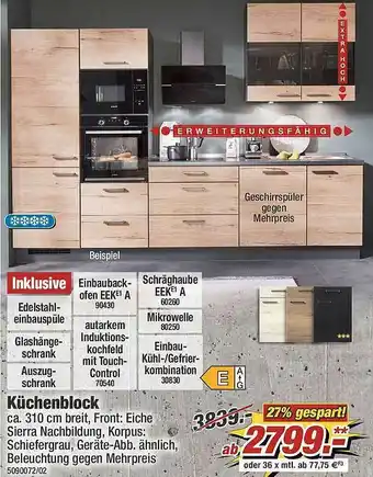 Poco Küchenblock Angebot