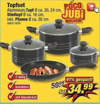 Poco Topfset, Topf, Stieltopf, Pfanne Angebot