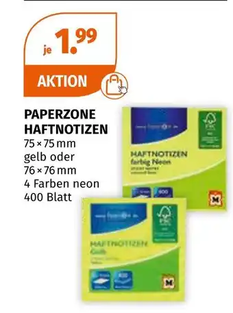 Müller Paperzone haftnotizen Angebot
