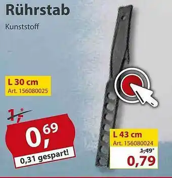 Sonderpreis Baumarkt Rührstab Angebot