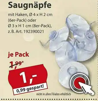 Sonderpreis Baumarkt Saugnäpfe Angebot