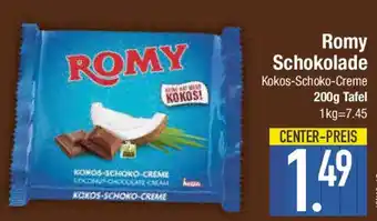 E-Center Romy Schokolade Angebot