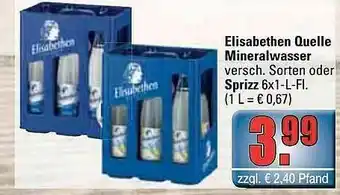 alldrink Elisabethen Quelle Mineralwasser Oder Sprizz Angebot