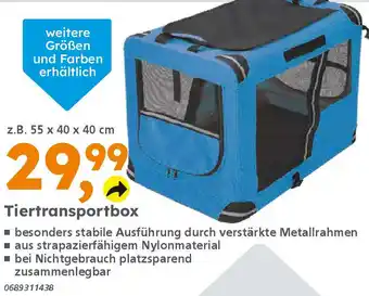 Globus Baumarkt Tiertransportbox Angebot