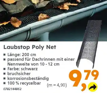 Globus Baumarkt Laubstop Poly Net Angebot