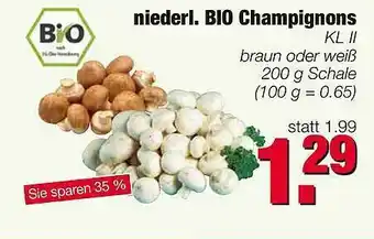 Edeka Scherer Bio Champignons Angebot