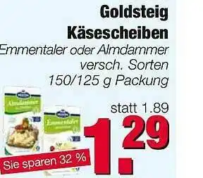 Edeka Scherer Goldsteig Käsescheiben Angebot