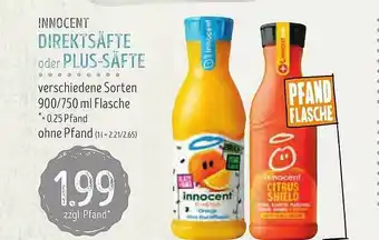 Edeka Struve Innocent Direktsäfte Oder Plus-säfte Angebot