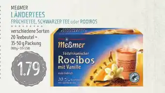 Edeka Struve Meßmer Ländertees Früchtetee, Schwarzer Tee Oder Rooibos Angebot