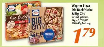 inkoop Wagner Pizza Die Backfrische & Big City Angebot