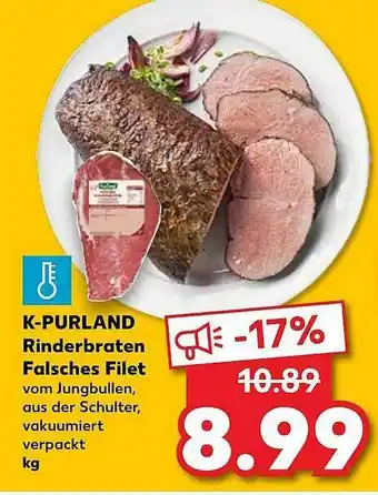 Kaufland K-purland Rinderbraten Falsches Filet Angebot