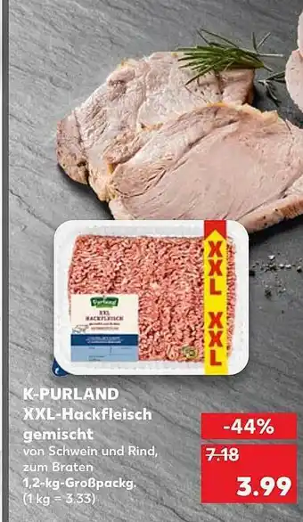 Kaufland K-purland Xxl-hackfleisch Gemischt Angebot