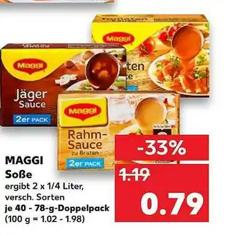 Kaufland Maggi Soße Angebot