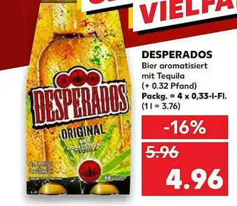 Kaufland Desperados Angebot