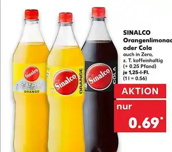 Kaufland Sinalco Orangenlimonade Oder Cola Angebot