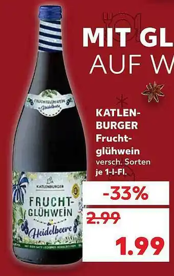 Kaufland Katlen Burger Frucht Glühwein Angebot