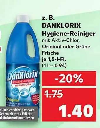 Kaufland Z.b Danklorix Hygiene-reiniger Angebot