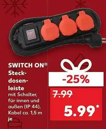 Kaufland Switch On Steck Dosen Leiste Angebot