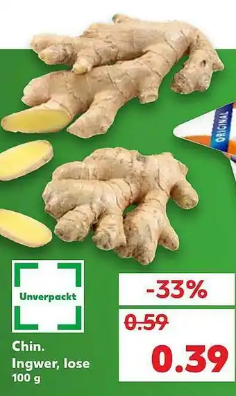 Kaufland Ingwer, Lose Unverpackt Angebot