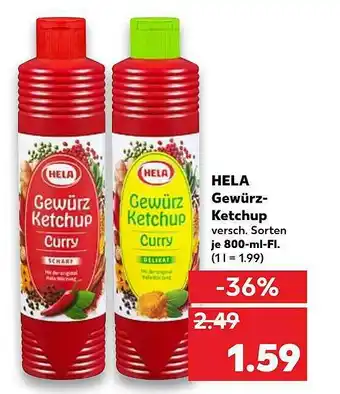 Kaufland Hela Gewürz-ketchup Angebot