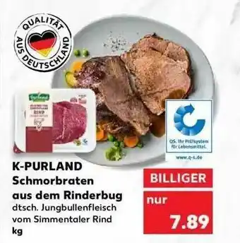 Kaufland K-purland Schmorbraten Aus Dem Rinderbug Angebot