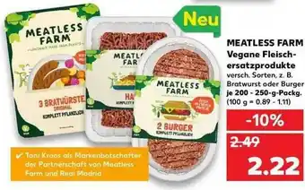 Kaufland Meatless Farm Vegane Fleischersatzprodukte Angebot