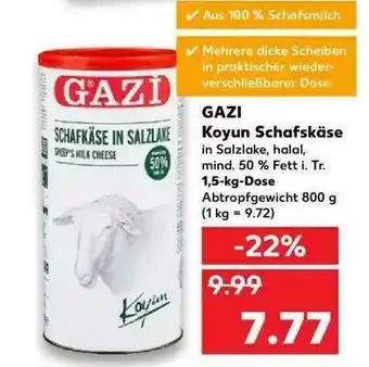 Kaufland Gasi Koyun Schafskäse Angebot