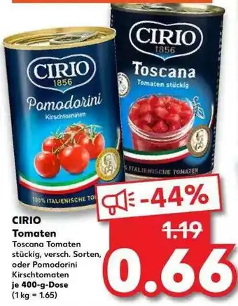 Kaufland Cirio Tomaten Angebot