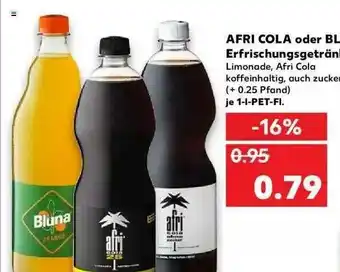 Kaufland Afri Cola Oder Bluna Erfrischungsgetränke Angebot