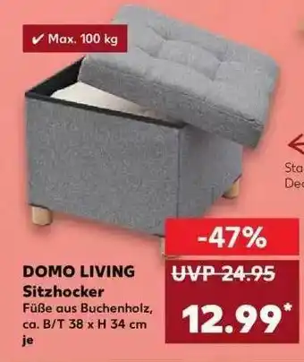 Kaufland Domo Living Sitzhocker Angebot