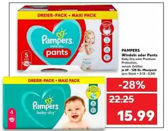 Kaufland Pampers Windeln Oder Pants Angebot