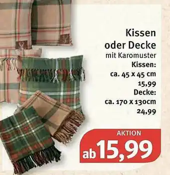 Feneberg Kissen Oder Decke Angebot