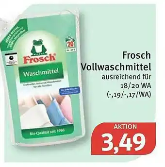 Feneberg Frosch Vollwaschmittel Angebot