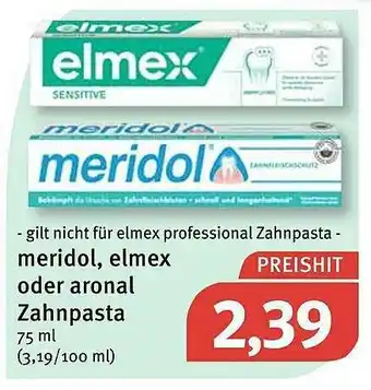 Feneberg Meridol, Elmex Oder Aronal Zahnpasta Angebot