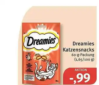 Feneberg Dreamies Katzensnacks Angebot