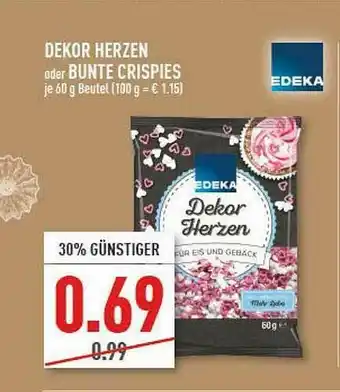 Marktkauf Dekor Herzen Oder Bunte Crispies Angebot