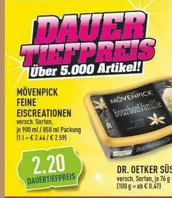 Marktkauf Mövenpick Feine Eiscreationen Angebot