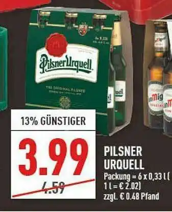 Marktkauf Pilsner Urquell Angebot