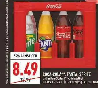 Marktkauf Coca-cola, Fanta, Sprite Angebot