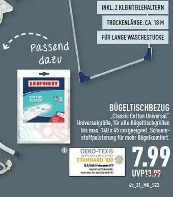 Marktkauf Bügeltischbezug Angebot