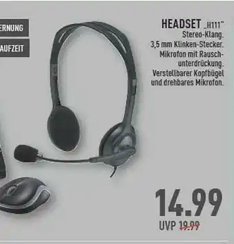 Marktkauf Headset H111 Angebot