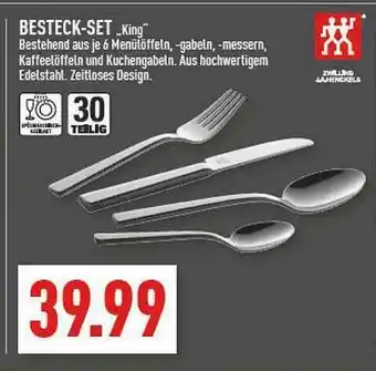 Marktkauf Zwilling Besteck-set King Angebot