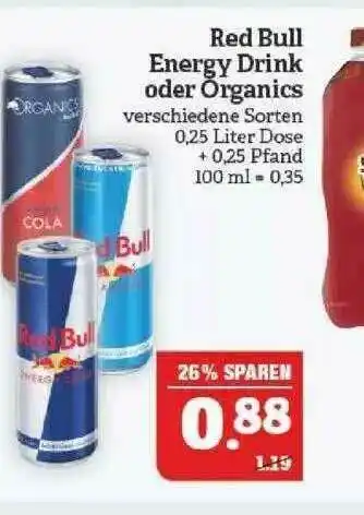 Marktkauf Red Bull Energy Drink Oder Organics Angebot